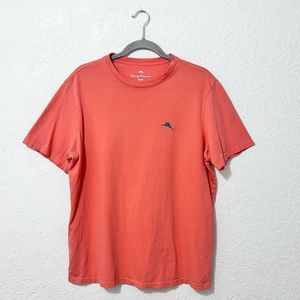 Tommy Bahama short sleeve shirt orange size medium